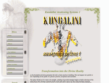Tablet Screenshot of kundaliniawakeningsystems1.com